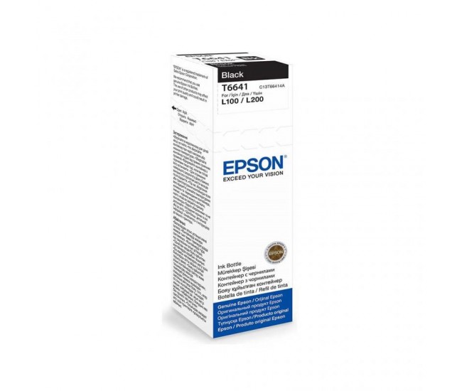 Cartus cerneala Epson T6641, black, capacitate 70ml, pentru echipamente CISS