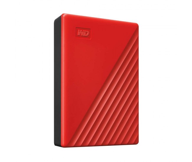 HDD Extern WD My Passport, 4TB, rosu, USB 3.2