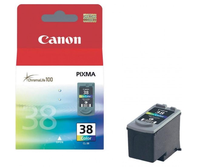 Cartus cerneala Canon CL-38, color, capacitate 9ml / 205 pagini,