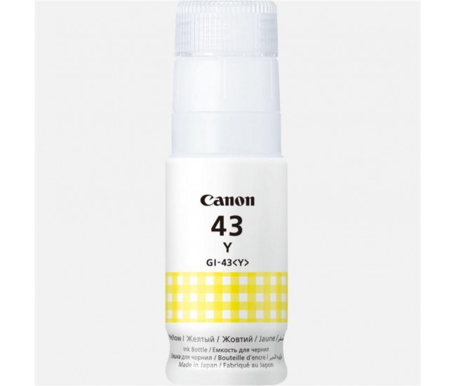 Cartus cerneala Canon GI-43Y, culoare yellow, capacitate 3800 pagini,60ml,pentru Canon