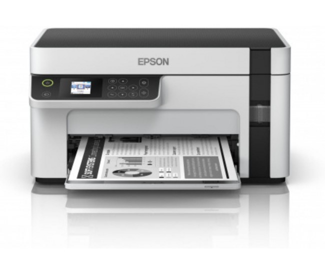 Multifunctional inkjet mono CISS Epson M2120, dimensiune A4 (Printare, Copiere,