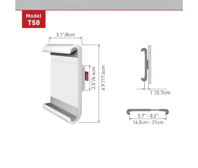 Stand tableta si telefon mobil Barkan T50, 7" - 12"/