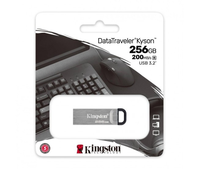 Memorie USB Flash Drive Kingston, DataTraveler Kyson, 256GB, USB 3.2