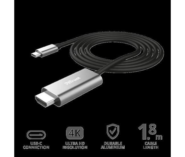 Adaptor Trust Calyx USB-C to HDMI Adapter Cable