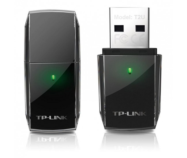 Adaptor wireless TP-Link, AC600 Dual-band, 433/150Mbps, USB2.0, Realtek