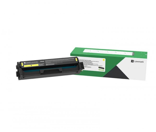 Toner Lexmark C3220Y0 laser toner yellow return program ,capacitate