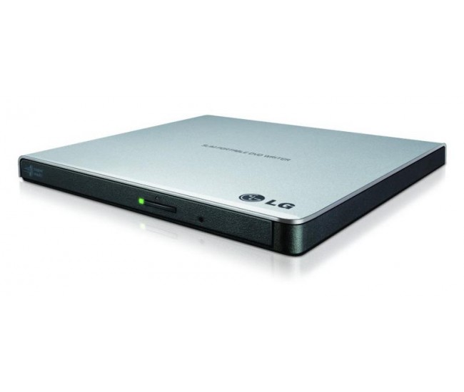 Unitate optica HITACHI-LG, DVD+/-RW, 8x, GP57ES40, extern, USB2.0, slim, silver.