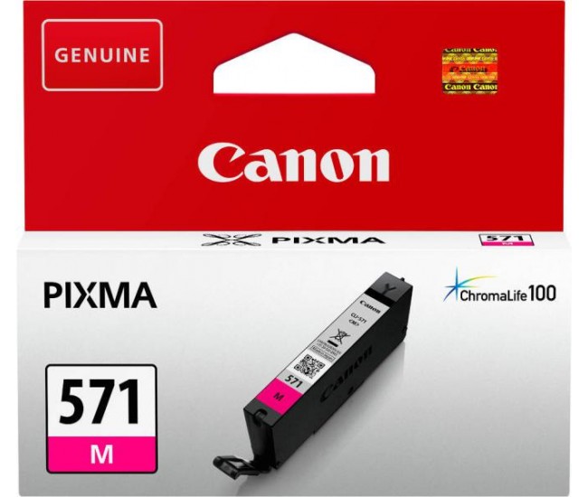 Cartus cerneala Canon CLI-571M, magenta, capacitate 7ml, pentru Canon Pixma