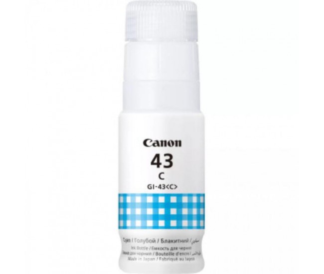 Cartus cerneala Canon GI-43C, culoare cyan, capacitate 3800 pagini,60ml,pentru Canon