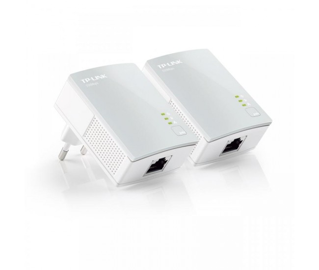 TP-Link Kit PowerLine 500Mbps, Ultra Compact Size, HomePlug AV, GreenPowerline,