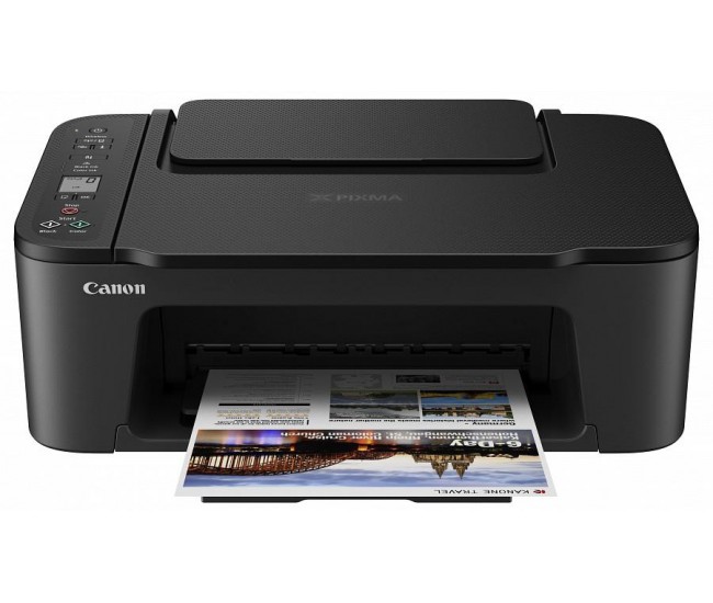 Multifunctional inkjet color Canon Pixma TS3450 Black, dimensiune A4 (Printare,