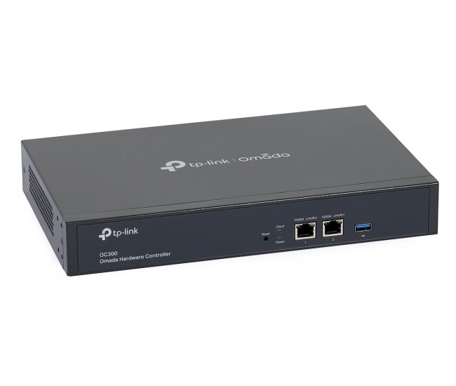 Tp-Link Omada hardware Controller, OC300; 2× 10/100/1000 Mbps Ethernet Ports,