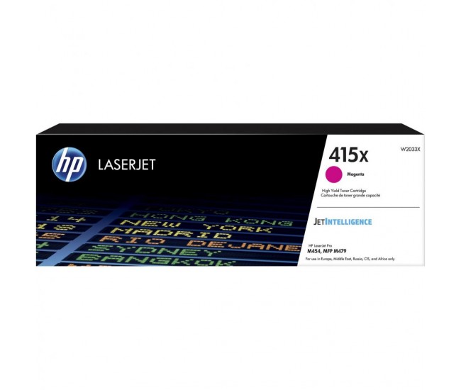 Toner HP 415X W2033X, magenta, 6k, HP Color LaserJet Pro