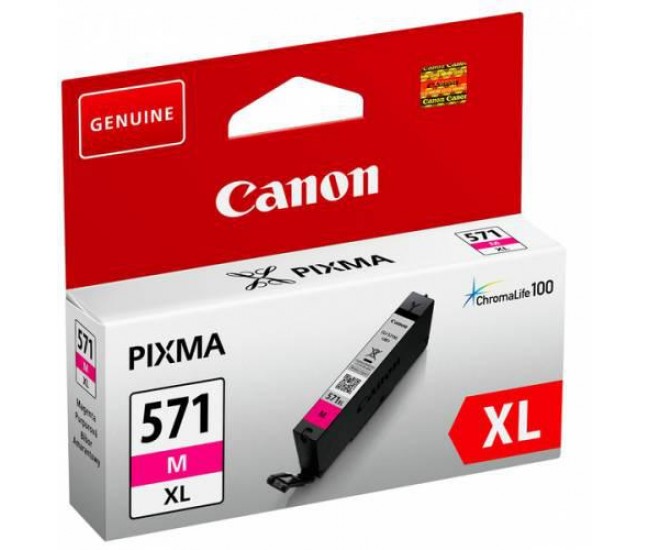 Cartus cerneala Canon CLI-571XL, magenta, capacitate 11ml, pentru Canon Pixma