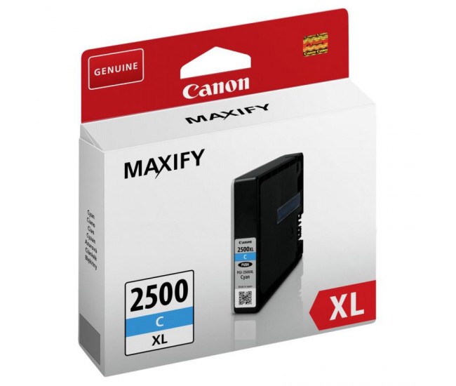 Cartus cerneala Canon PGI2500XLC, cyan, Dual Resistant High Density, capacitate