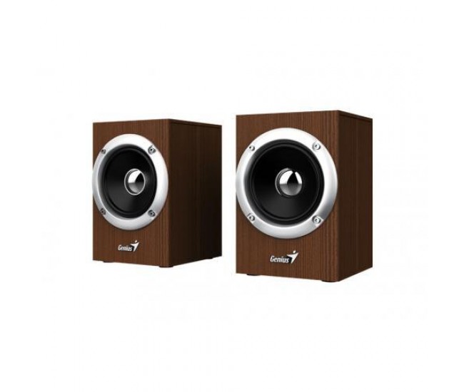 Boxe PC Genius SP-HF 280 Wood, Sistem 2.0, Maro