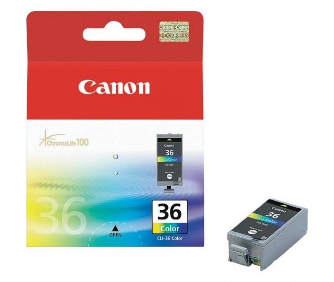 Cartus cerneala Canon CLI-36, color, pentru Canon IP100, IP100EE, IP110,