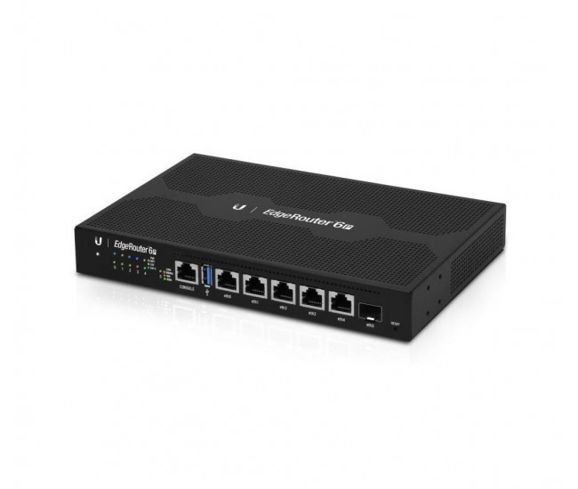 Ubiquiti EdgeRouter ER-6P; 6xGigabit LAN, 1xSFP Gigabit, 1x USB3.0, 5