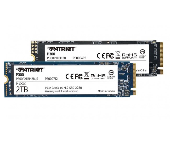 SSD Patriot P300, 1TB, NVMe, M.2