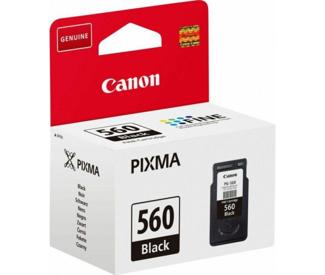 Cartus cerneala Canon PG-560, black, capacitate 7.5ml / 180 pagini,