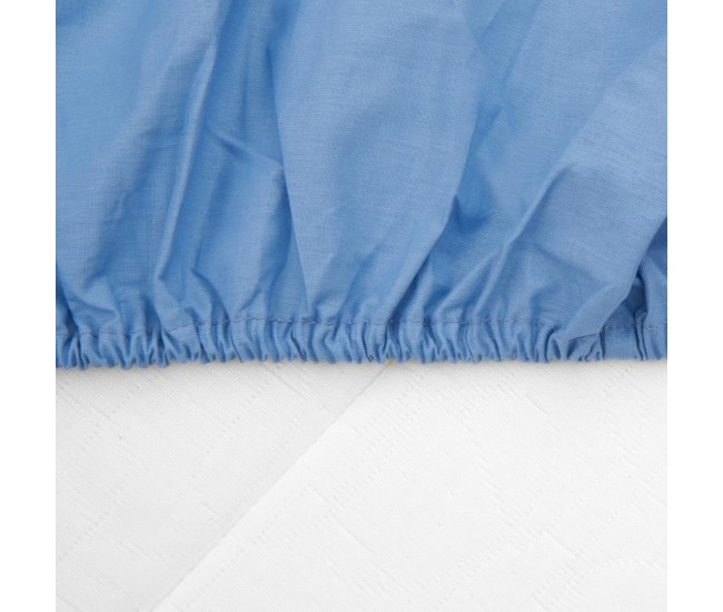 CEARCEAF PAT CU ELASTIC 160X200 CM BLUE