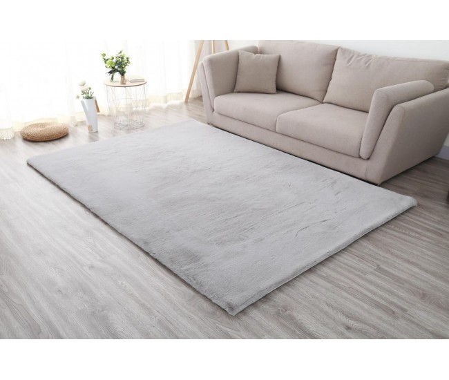 Covor Heinner Shaggy soft blanita Gri 50x90 cm