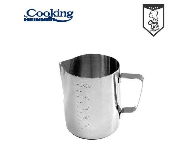 CANA INOX LAPTE 550 ML, COOKING BY HEINNER, CHEF LINE