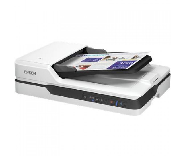 Scanner Epson DS-1660W, dimensiune A4, tip flatbed, viteza scanare: 25