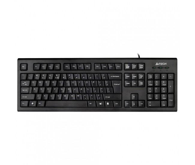 Tastatura KR-85 A4Tech, USB, neagra