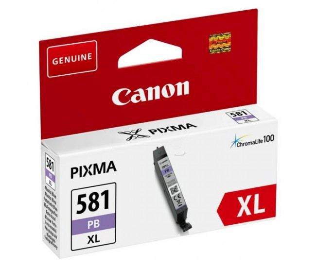 Cartus cerneala Canon CLI581XLPB, photo blue,8.3 ml, PIXMA TR7550, TR8550,