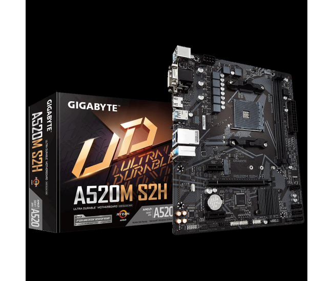 Placa de baza Gigabyte A520M S2H, Socket AM4