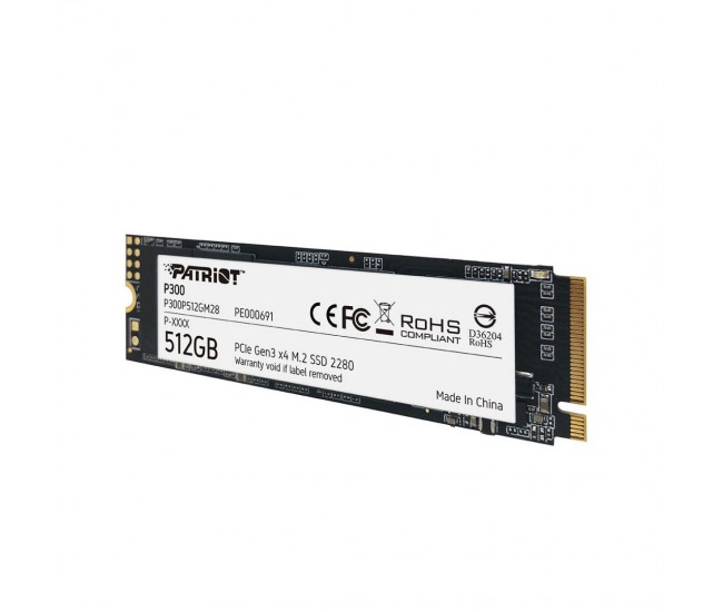 SSD Patriot P300 512GB, NVMe, M.2 2280