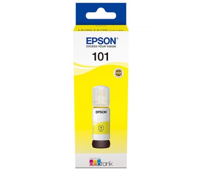 Cartus cerneala Epson 101 ECOTANK , yellow, capacitate 70ml, pentru