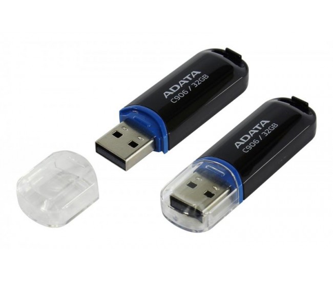 Memorie USB Flash Drive ADATA C906, 32GB, USB 2.0, negru