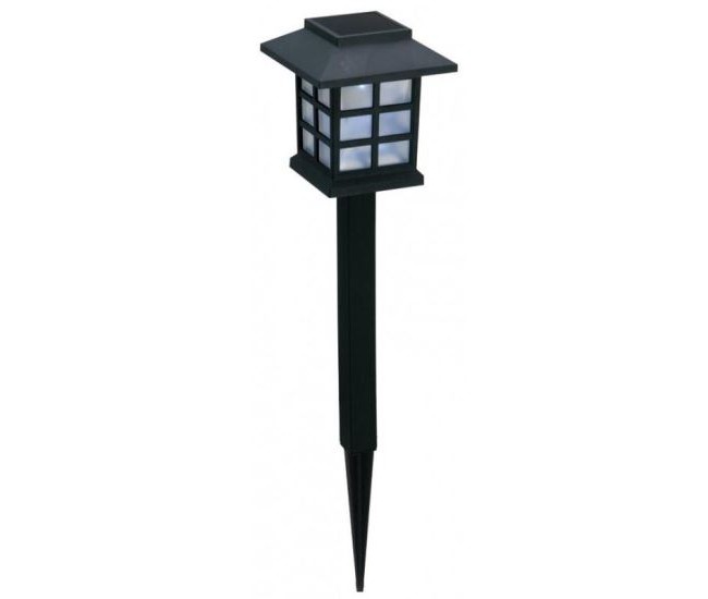 Lampa solara pentru gradina, LED, 8.5x8.5x38.5 cm, Alya 