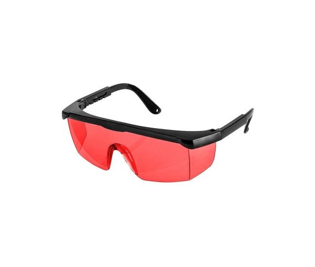 Ochelari de protectie pentru nivele laser, plastic, rosu, NEO