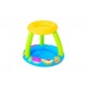 Piscina gonflabila pentru copii, rotunda, cu acoperis, albastru, 94x89x79 cm, Bestway Fruit 