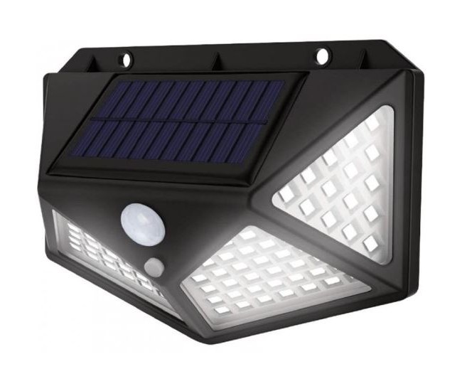 Lampa solara de perete, LED, senzor miscare, 13x5x9.5 cm