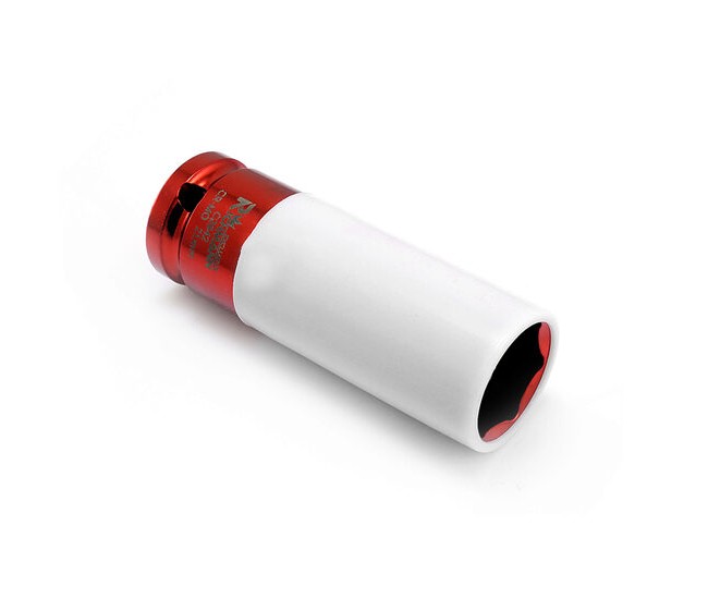 Cap tubular impact plastificat 21mm, cheie cu protectie pentru jante aluminiu Richmann Exclusive