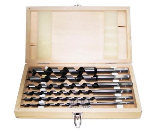 Set 6 burghie pentru lemn, tip Lewis, 6-20/230 mm, Drel