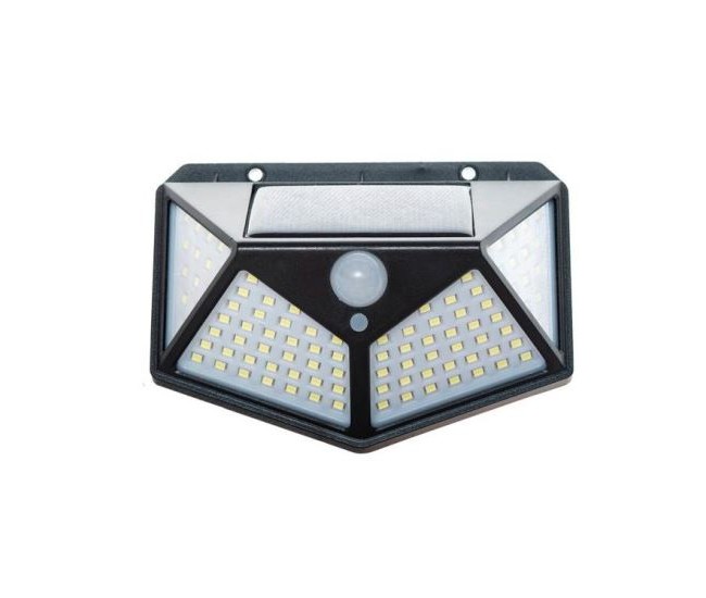 Lampa solara de perete, LED, senzor miscare, 13.5x10 cm, Isotrade