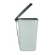 Cos de gunoi cu pedala, plastic, gri, 20 L, 30.3x29.4x42.8 cm, Curver