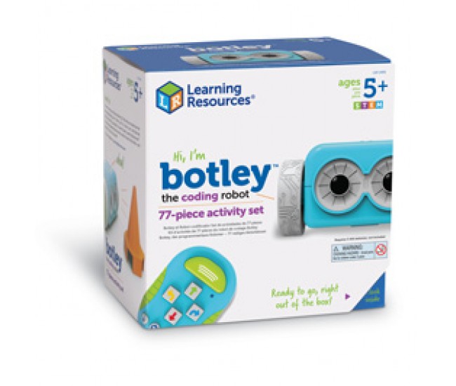 Robotul botley - set invatare programare pentru prescolari - 77 piese