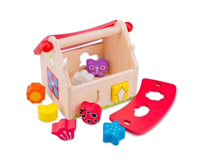 Casuta shape sorter cu forme