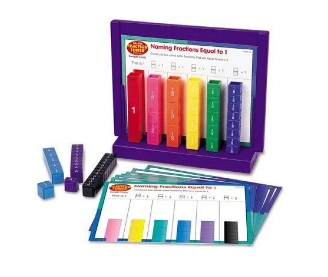 Turnul fractiilor deluxe - set educativ matematic