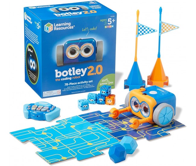 Invatam programarea cu robotelul botley 2.0 - 78 piese - set activitati stem