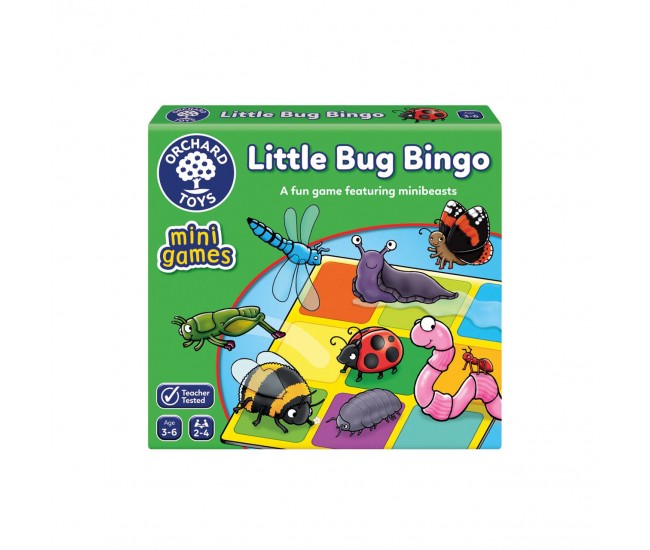 Joc educativ bingo mica insecta little bug bingo