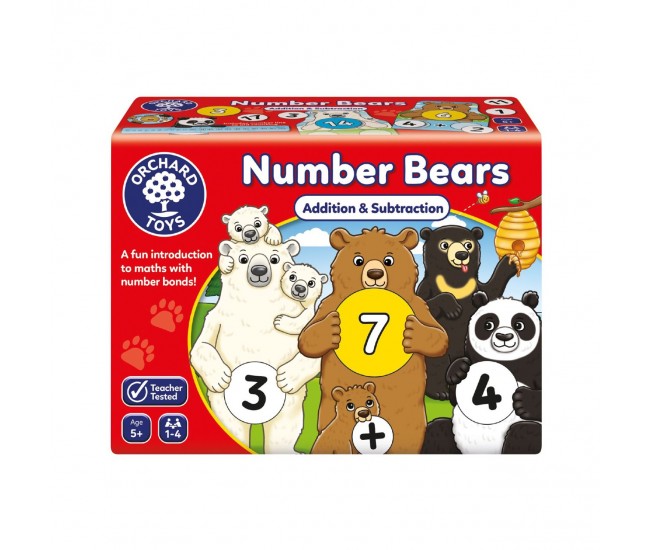 Joc educativ numarul ursuletilor - number bears