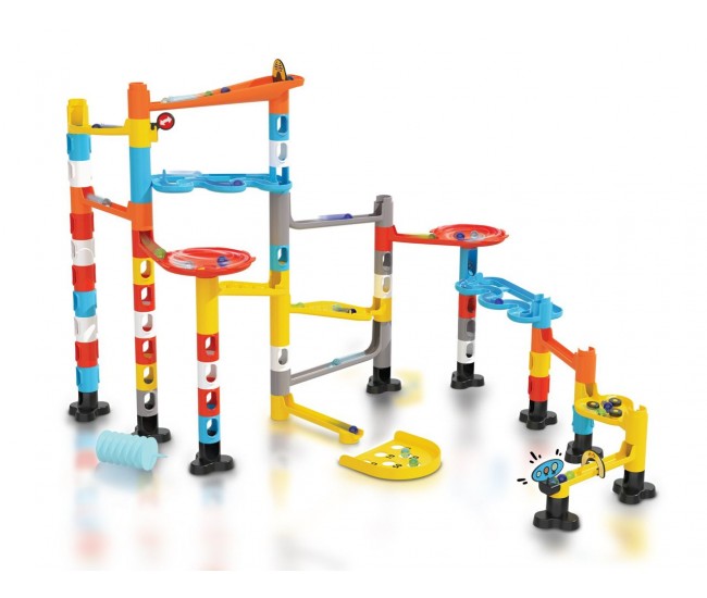 Joc interactiv de constructie cu bile - marble challenge