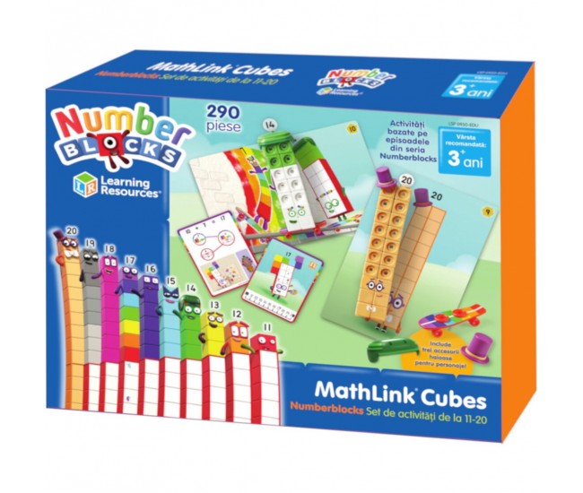 Mathlink numberblocks - matematica distractiva de la 11 la 20